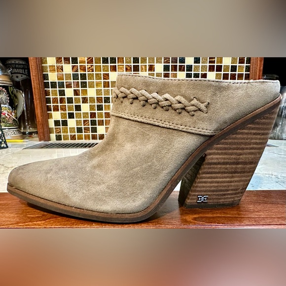 Sam Edelman! “Alison” Suede Mule/Desert Olive/Size-8.5 - Picture 4 of 16
